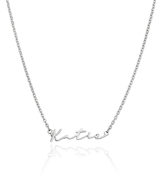 Signature Name Necklace (Silver)