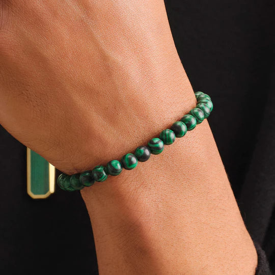 Malachite Beaded Bracelet