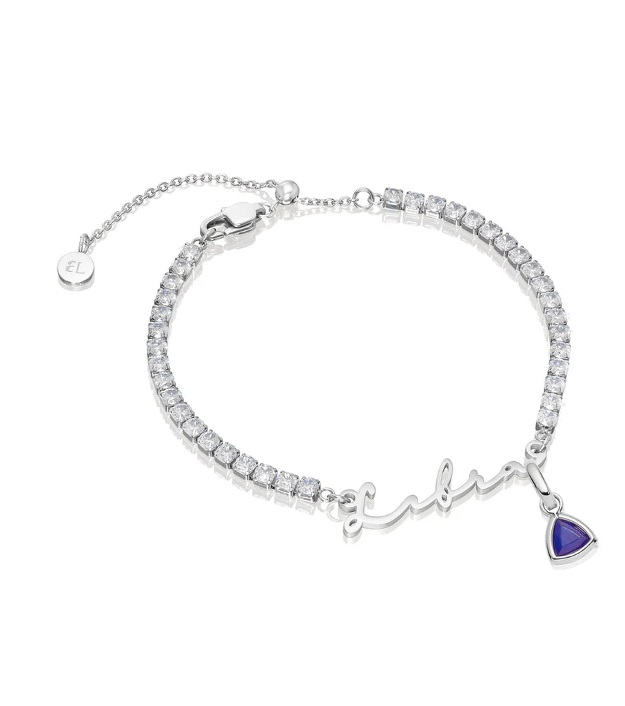 Signature Name Tennis Bracelet (Silver)