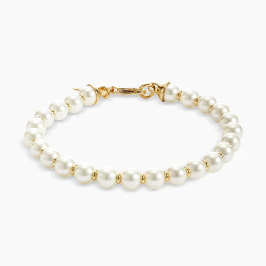 Pearl Rondelle Bracelet - 6mm