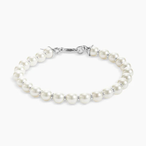 Pearl Rondelle Bracelet - 6mm