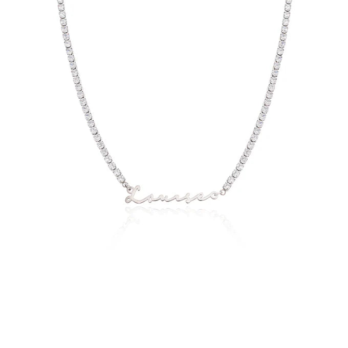 Signature Name Necklace (Silver)