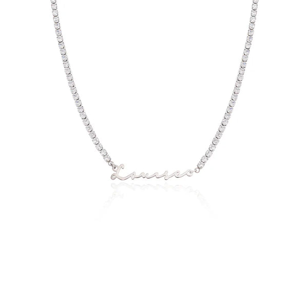 Signature Name Necklace (Silver)