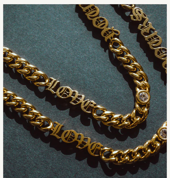 LOVE YOURS CUBAN (GOLD) 5MM