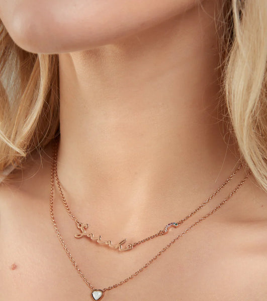 Signature Name Necklace (Rose Gold)