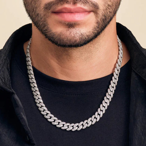 Fully Iced Out Cuban Link Chain 10mm