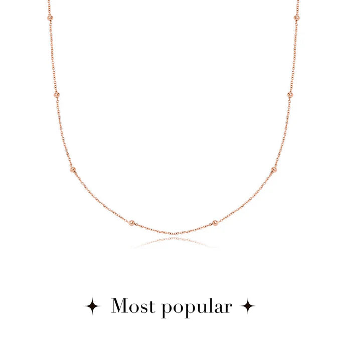 Initial Necklace (Rose Gold)