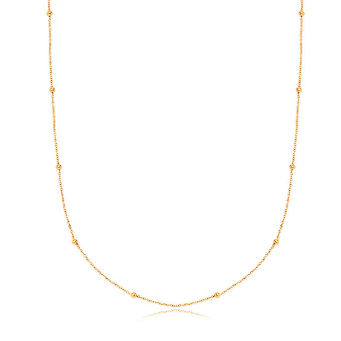 Sphere Chain Necklace (Gold)