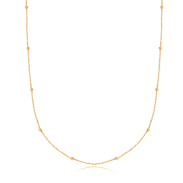 Sphere Chain Necklace (Gold)