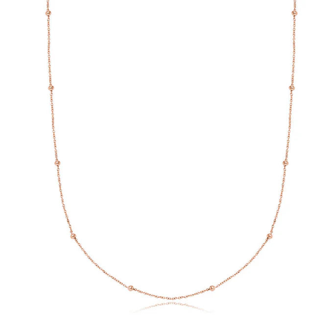 Initial Necklace (Rose Gold)