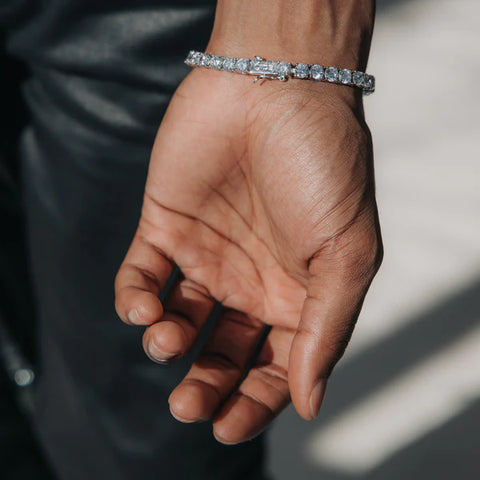 5mm Tennis Bracelet White Gold