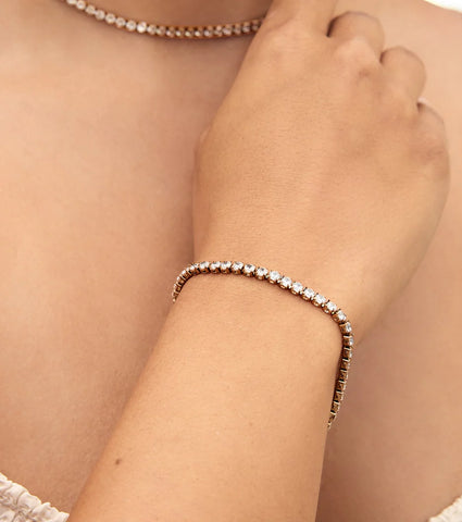 Tennis Bracelet (Rose Gold)