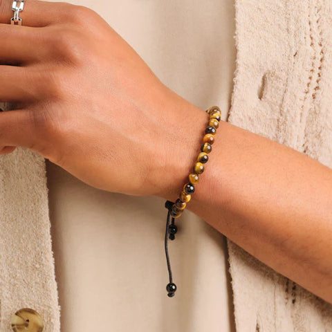 Tiger's Eye Beaded Bracelet