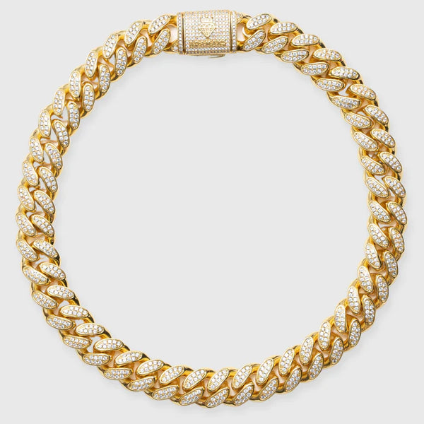 19MM ICED CUBAN CHAIN - GOLD