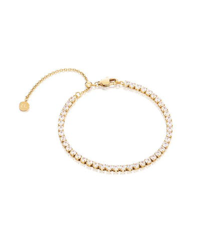 Tennis Bracelet (Gold)