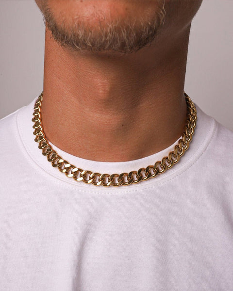 CLEAN CUBANA CHAIN. - 12MM 18K GOLD