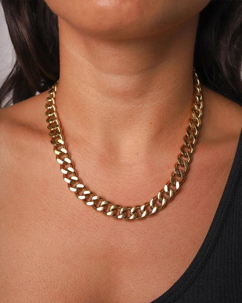 CLEAN CUBANA CHAIN. - 12MM 18K GOLD