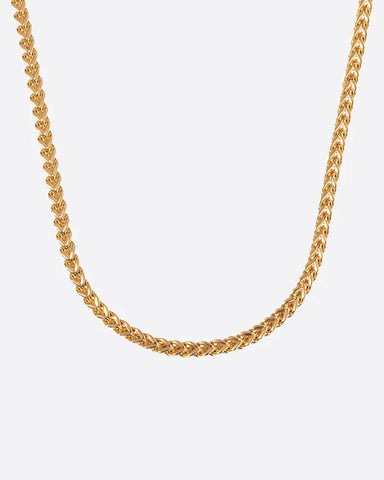 CLEAN FRANCO CHAIN. - 3MM 18K GOLD