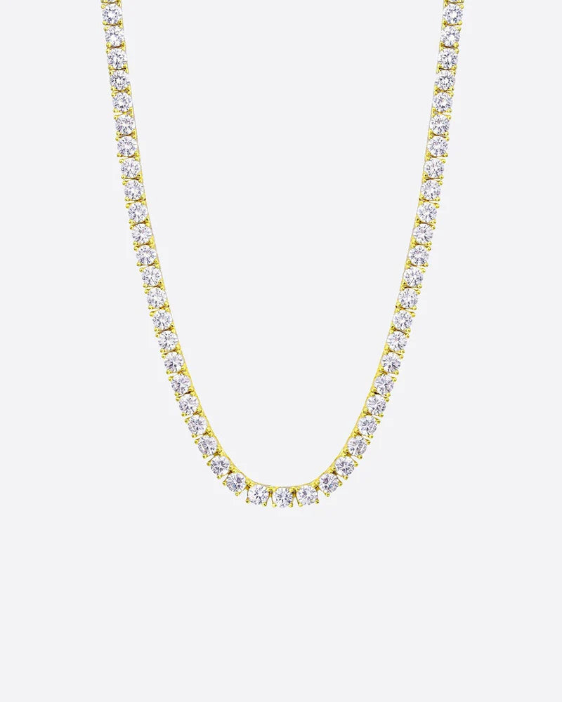 ICE BREAKER CHAIN. - 3MM 18K GOLD