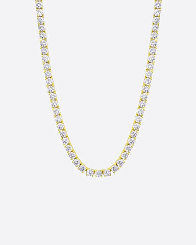 ICE BREAKER CHAIN. - 3MM 18K GOLD