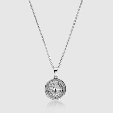 COMPASS PENDANT (SILVER)