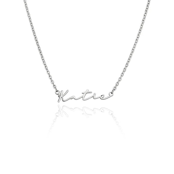 Signature Name Necklace (Silver)