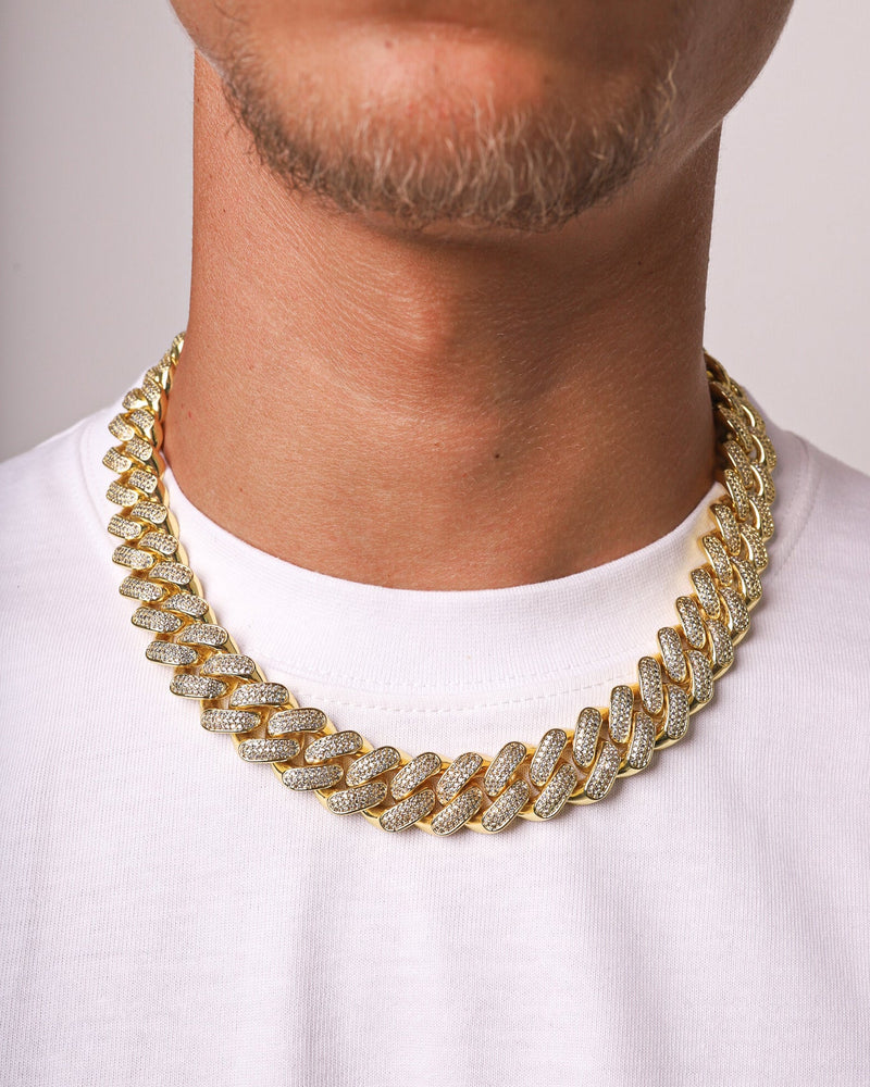 FREEZY CUBANA CHAIN. - 20MM 18K GOLD