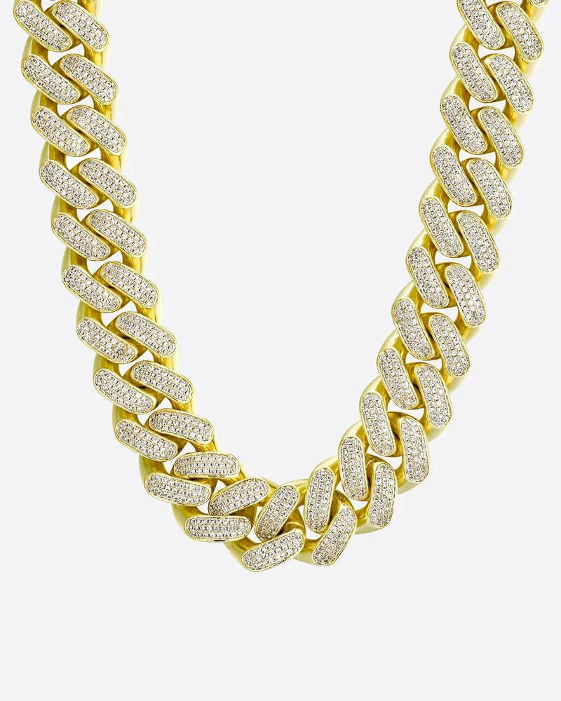 FREEZY CUBANA CHAIN. - 20MM 18K GOLD