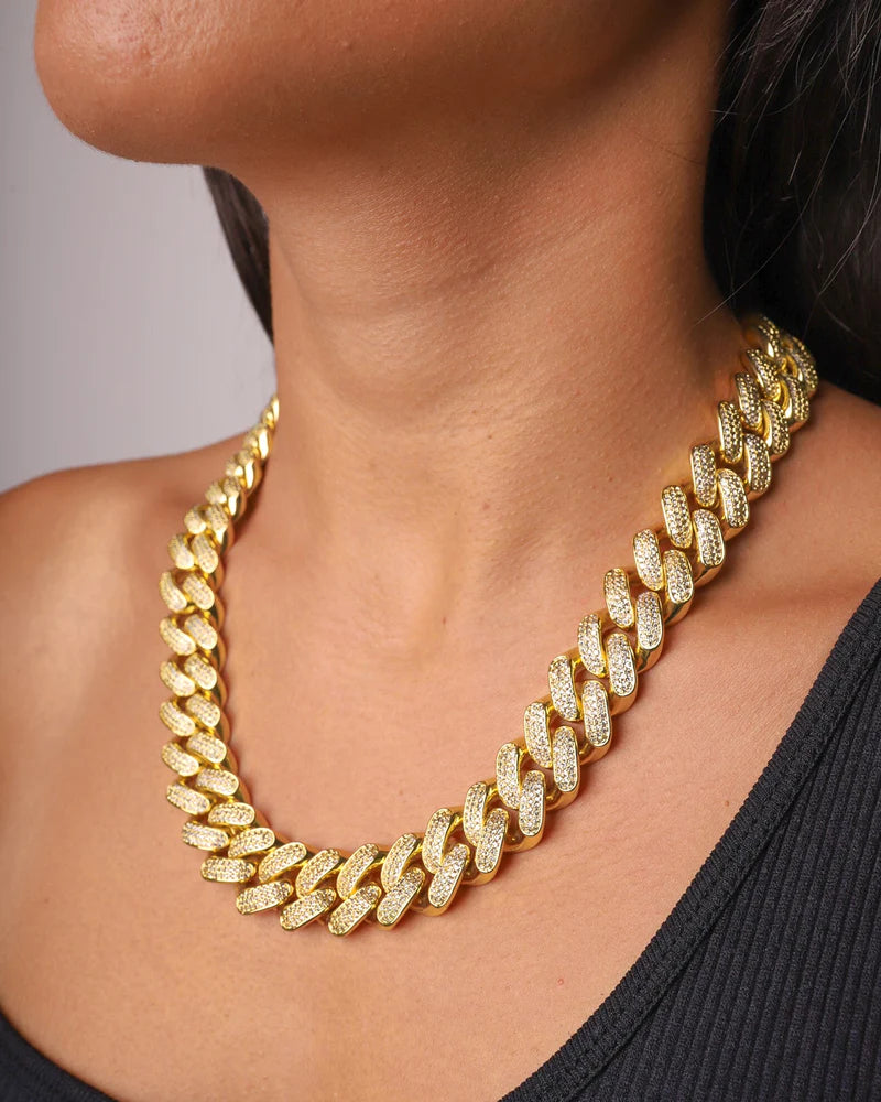 FREEZY CUBANA CHAIN. - 20MM 18K GOLD