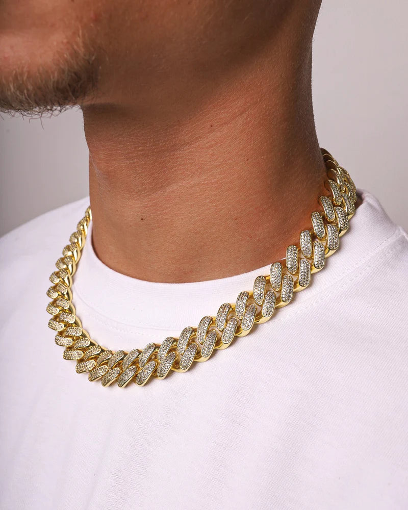 FREEZY CUBANA CHAIN. - 20MM 18K GOLD