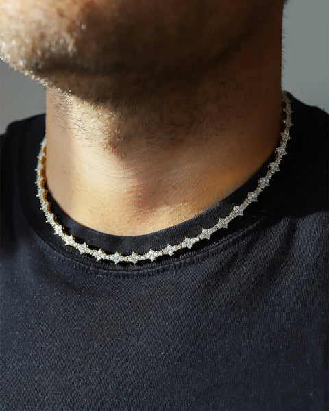 HONEYCOMB CHAIN - 18K GOLD