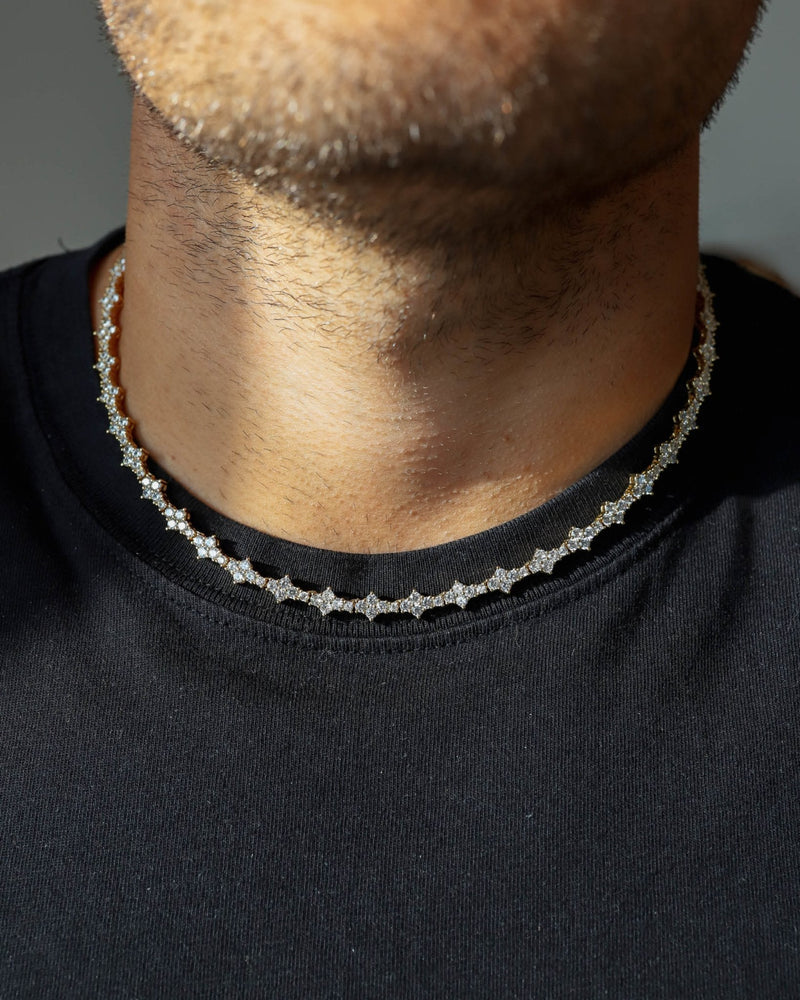 HONEYCOMB CHAIN - 18K GOLD