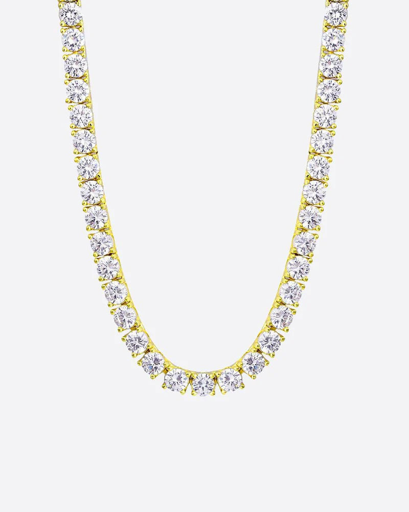 ICE BREAKER CHAIN. - 5MM 18K GOLD