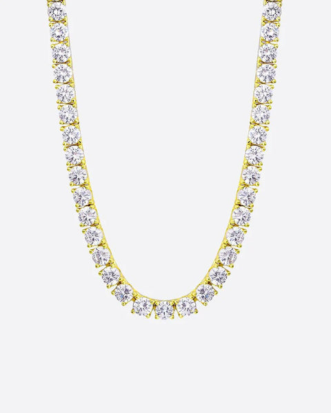 ICE BREAKER CHAIN. - 5MM 18K GOLD