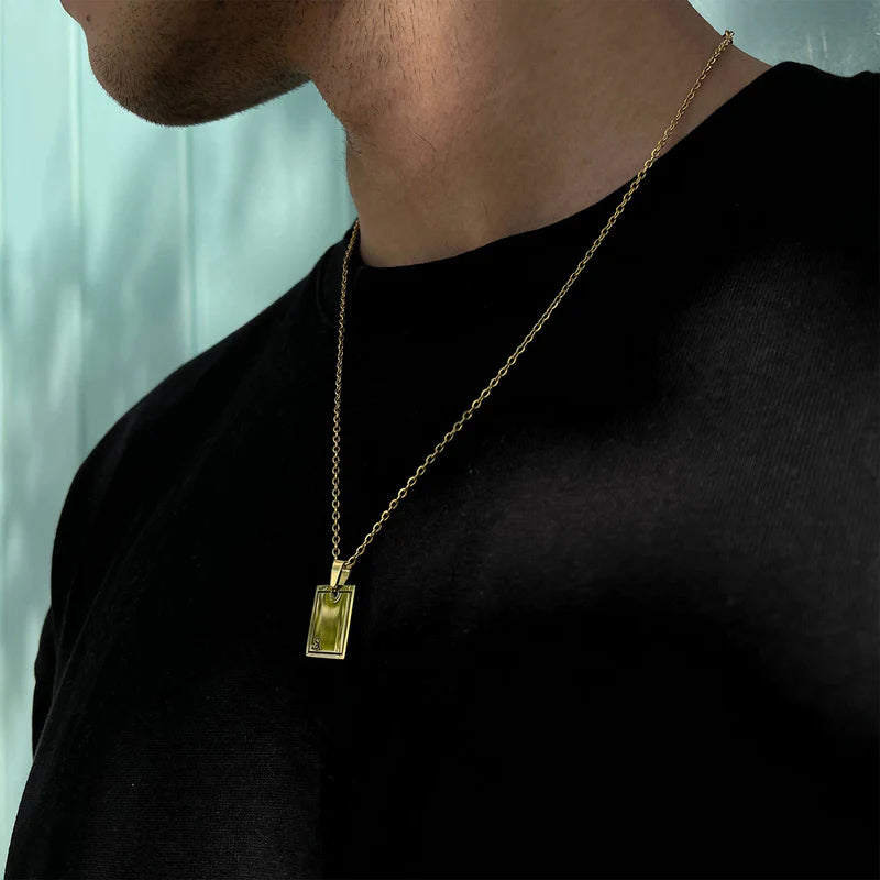 RECTANGLE PENDANT - GOLD