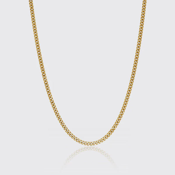 MICRO CUBAN CHAIN - GOLD