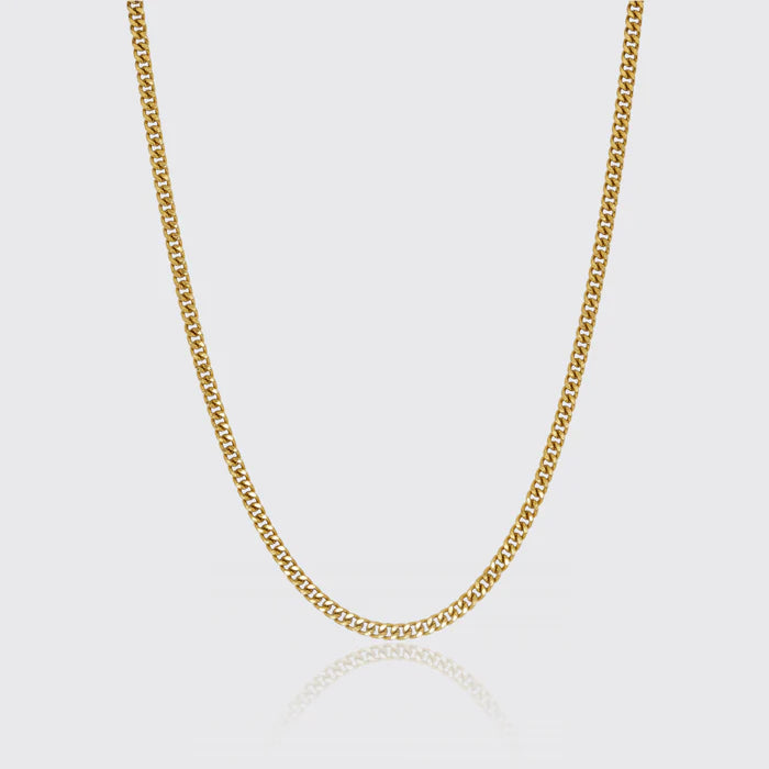 MICRO CUBAN CHAIN - GOLD