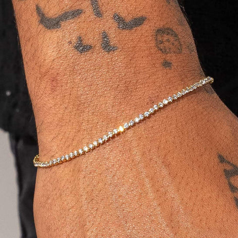 MICRO TENNIS BRACELET - GOLD