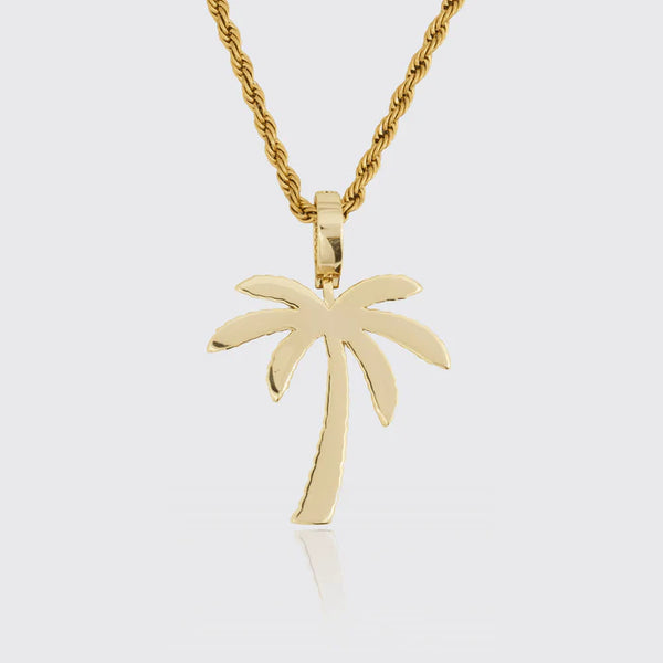 PALM TREE PENDANT - GOLD