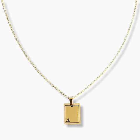 RECTANGLE PENDANT - GOLD