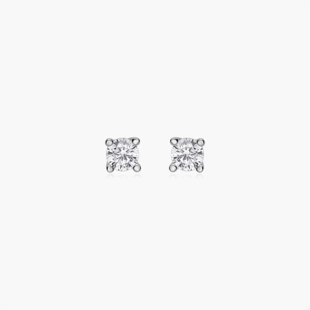 Dainty Round Stud Earrings