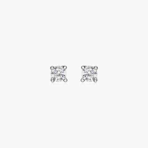 Dainty Round Stud Earrings