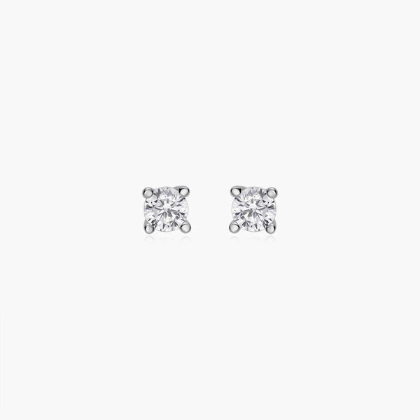 Dainty Round Stud Earrings