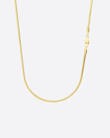 CLEAN SNAKE CHAIN. - 2MM 18K GOLD