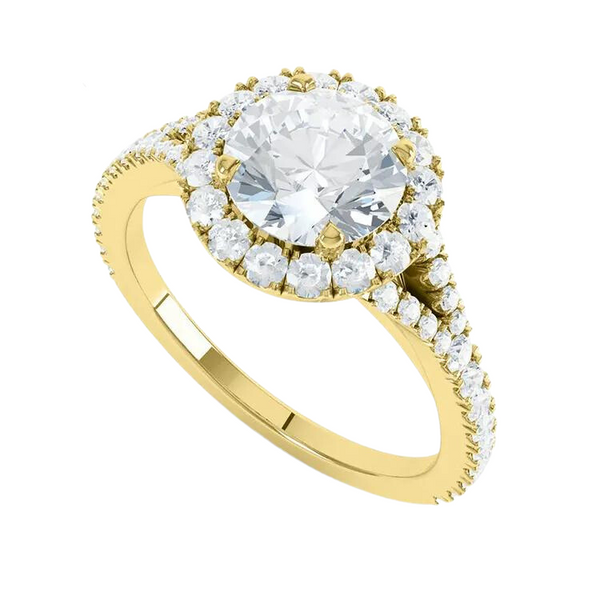 Luxury Round Brilliant Cut Lab grown diamond Ring