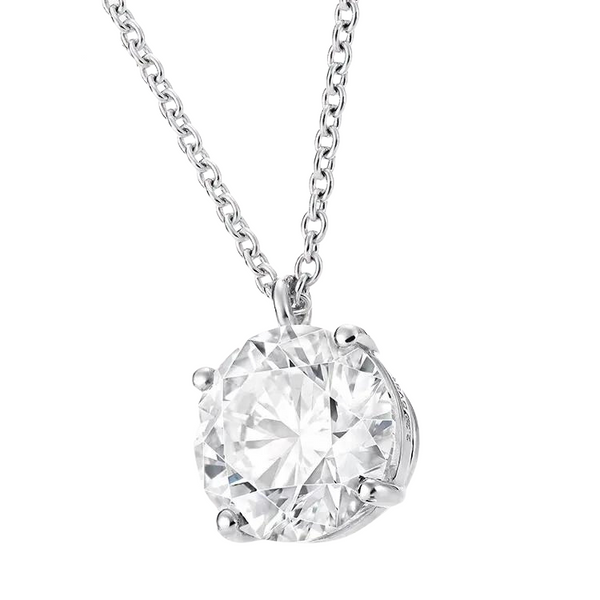 Luxury Round Brilliant Cut Diamond Necklace