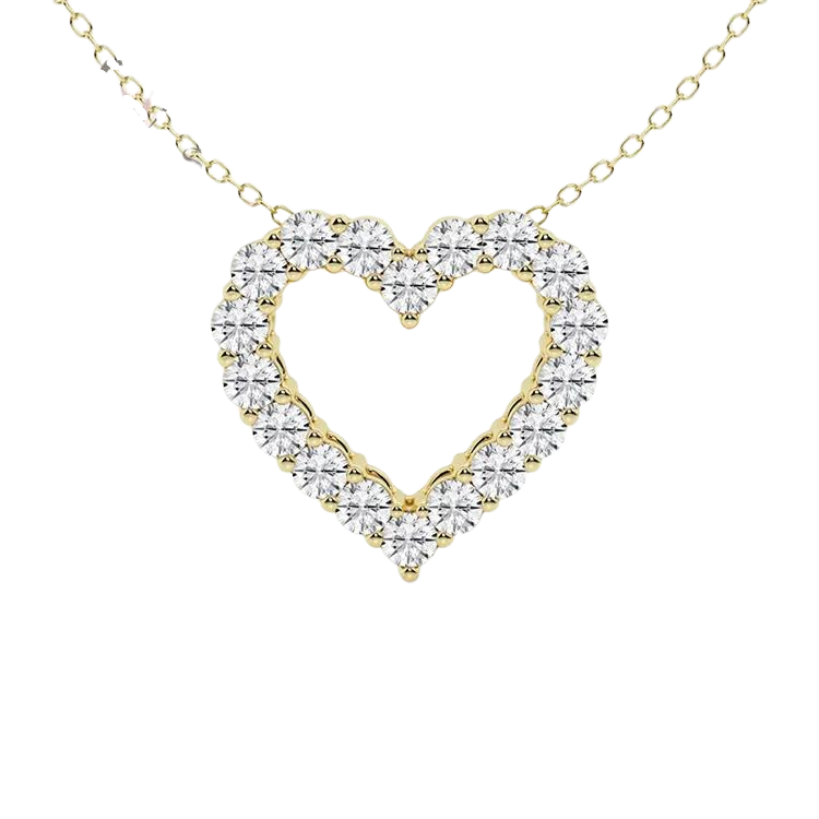 Luxury Heart Diamond Necklace