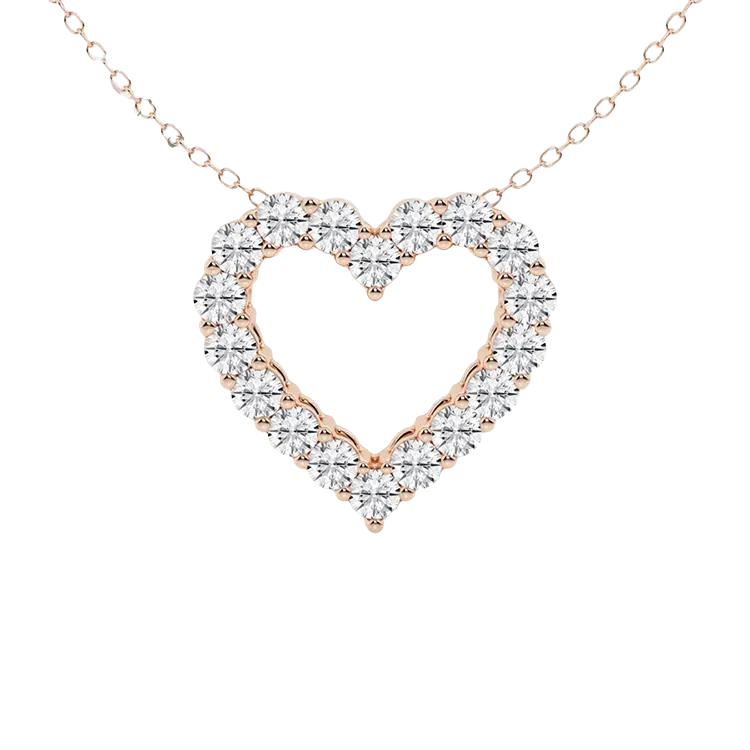 Luxury Heart Diamond Necklace