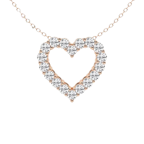 Luxury Heart Diamond Necklace