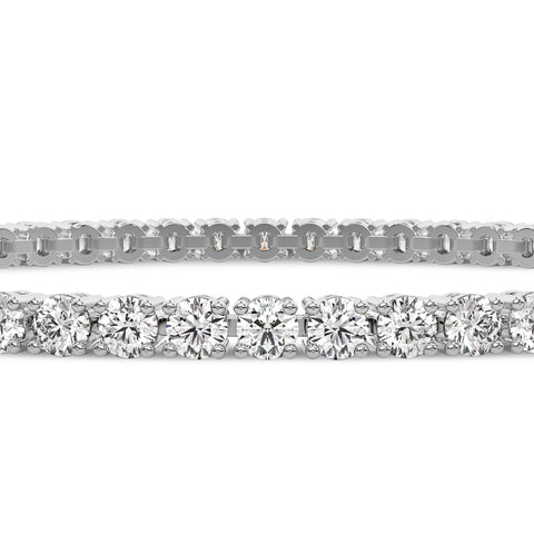 18k White Gold Lab Diamond Tennis Bracelet